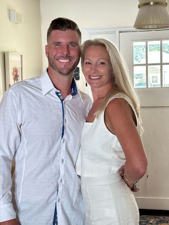 John and Hannah, founders of Holy City Pergolas